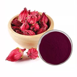 Hibiszkuszvirág por